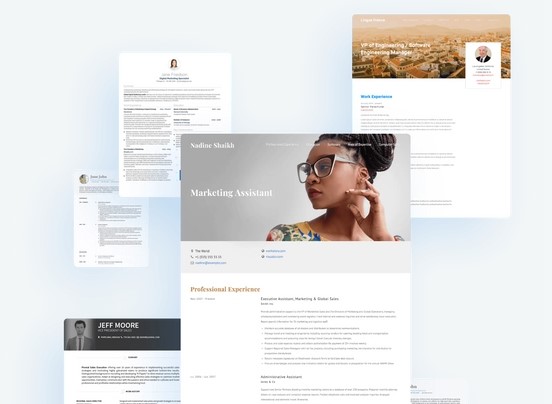 avec visualcv création de cv rapide